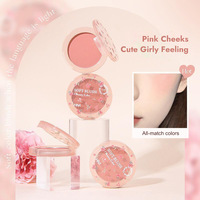 Coffret cadeau de maquillage Flower Beauty, gloss à lèvres en velours Hivi, rouge à lèvres, fard à paupières, cadeau de fête pour petite amie et femme, coffret de maquillage 8 pièces