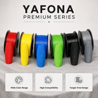 Filament PLA YAFONA 1KG 1,75 mm pour imprimantes 3D, plastique PLA importé, modèle CT-P38768, température d'impression 200°C