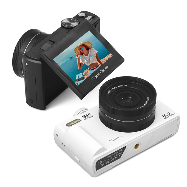 Digital Photography Camera 3.0" Flip Screen WIFI 18X Digital Zoom 4K Vintage Vlog Video Recorder YouTube Webcam Cameras