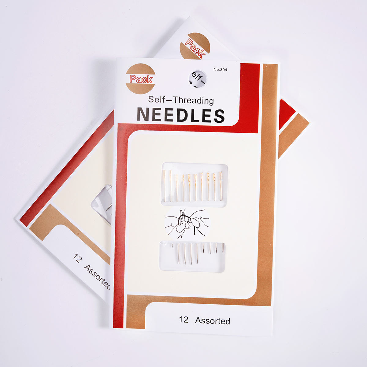 Иглы для вышивки крестиком, иглы для вышивания ниток с двумя отверстиями, самонарезные иглы