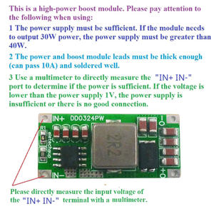 Convertitore DC-DC Boost Miniaturizzato 8A ad Alta Potenza da 3.7V 4.2V 5V a 8.4V 12.6V 16.8V 21V 12V 15V 24V Regolatore di Tensione Step-Up DD0324PW - Product Image 5