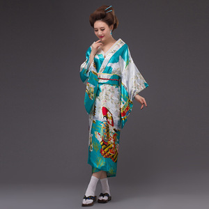 Kimono <span class=keywords><strong>Yukata</strong></span> pour femmes, tendance japonaise traditionnelle, Sexy, avec Obi nouveauté, robe de soirée, Costume de Cosplay <span class=keywords><strong>japonais</strong></span> - Product Image 2
