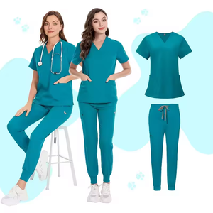 ชุดพยาบาลสำหรับผู้หญิงชุดยูนิฟอร์มยืดได้ป้องกันริ้วรอยชุดพยาบาลสำหรับโรงพยาบาลกำหนดได้เอง2025 - Product Image 2