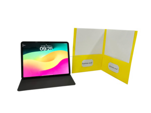 Hot bán Chất lượng cao <span class=keywords><strong>a4</strong></span> vàng hai-túi thư mục trình bày giấy chất liệu với hai khe cắm cho nộp hồ sơ sản phẩm - Product Image 3
