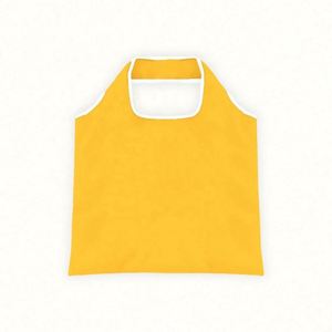 Customized Eco-Friendly Large Reusable <b>Folding</b> Polyester PET Shopping <b>Bag</b> Recyclable Supermarket Grocery with Pouch - Product Image 2