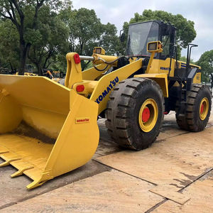 Chargeuse sur pneus Komatsu WA380 d'occasion, très demandée, capacité 16 tonnes, moteur de haute qualité, pompe hydraulique Moog, prix bas, Shanghai - Product Image 1