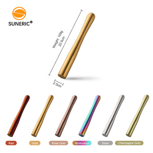 Herramientas de barra, triturador de limonada de acero inoxidable 304 de 22cm para cóctel, Mojito, triturador de limón, trituradora de uvas y frutas, triturador de hielo - Product Image 2