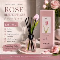 Diffuseur de parfum à bâtonnets AIKUN, échantillon d'un jour, design sûr, écologique, aux huiles essentielles végétales naturelles