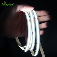 Travaillez avec le contrôleur LED de débit d'eau CRI90 420 LED Couleur Courir Chasing WS2811 Pixel 24V LED COB Strip Water Flow COB Strip
