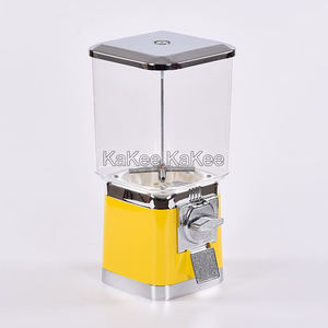 Entreprise familiale petit Gumball <span class=keywords><strong>distributeur</strong></span> automatique carré <span class=keywords><strong>chewing</strong></span>-<span class=keywords><strong>gum</strong></span> vendeur <span class=keywords><strong>distributeur</strong></span> <span class=keywords><strong>de</strong></span> bonbons à jetons - Product Image 1