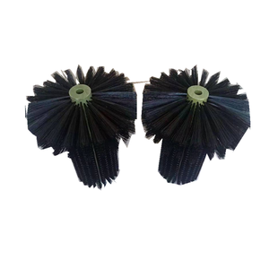 Màu xanh Nylon bàn chải con lăn cho thùng làm sạch máy thép không gỉ và vật liệu vật nuôi hình dạng hình trụ chức năng đánh bóng - Product Image 2