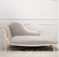 Chaise longue en bois massif de style vintage, fauteuil royal, canapé, vente chaude 2020