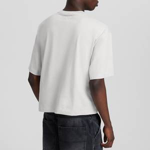 Boxy Cropped T Shirt Herren bedruckte digitale T-Shirts Hersteller Heavyweight Boxy T-Shirt für Zoll Kleidung