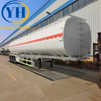 Notre toute nouvelle semi-remorque citerne à 3 essieux pour le transport de produits bruts à vendre |   Camion-citerne de type français avec suspension pneumatique, prix d'usine