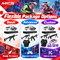Arena Permainan Realitas Campuran Multiplayer MR CS, Headset VR, Lokomosi Fisik, Mode Kooperatif dan Kompetitif, Taman Hiburan, Mal