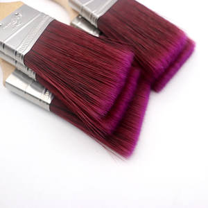 แปรงทาสีแบบมุมสำหรับงานอุตสาหกรรม DIY ขนาด <span class=keywords><strong>2</strong></span> นิ้ว ทำจากไม้บีช ขนผสมสีแดง/ดำ รับประกัน <span class=keywords><strong>3</strong></span> ปี รองรับการปรับแต่งและ OEM - Product Image 4