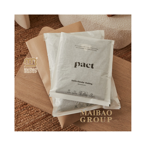 Bolsas de Ropa Compostables Hechas con Almidón de Maíz, 100% Compostables, Bolsas de Envío Biodegradables de Plástico PLA - Product Image 1