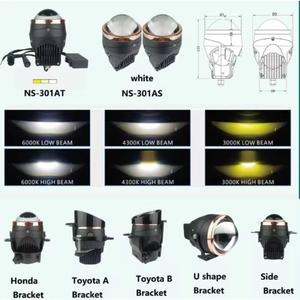 Lente de Proyector LED de 3 Pulgadas 301AT de Luz Alta/Baja de 110 Watts, Tricolor, para Faros Antiniebla de 12V 24V para Toyota Chr <span class=keywords><strong>Hikari</strong></span> Ultra - Product Image 6