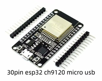 Ultra-faible consommation d'énergie 30Pin ESP32 carte de développement Micro USB WiFi + BT Dual Core ESP32 ESP-32S 2.4 Kits de modules électroniques