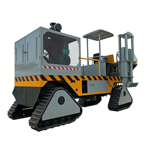 Machine de pavage de bordures en béton de précision laser, fournie par l'usine, pour la réalisation de bordures de routes urbaines - Product Image 2