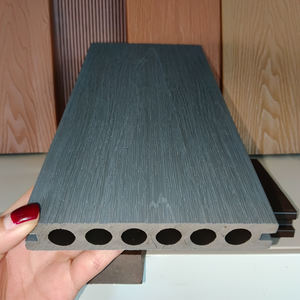 Carrelage de <span class=keywords><strong>sol</strong></span> de terrasse en bois et plastique, bricolage Wpc, idées de Design de terrasse de <span class=keywords><strong>jardin</strong></span> en acier inoxydable - Product Image 2