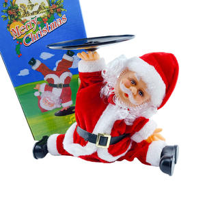 Muñeco de Papá Noel de música eléctrica para niños, soporte de manos de estilo Hip hop, regalo de Navidad para decoración de baile callejero, <span class=keywords><strong>2022</strong></span> - Product Image 3