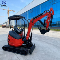 Fabricant de mini-excavatrices YUNTU, excavatrice de 2 tonnes à vendre