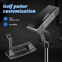 Putter de golf en acier au carbone avec logo personnalisé de club de golf de haute qualité