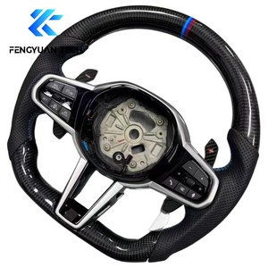 พวงมาลัยคาร์บอนไฟเบอร์สำหรับ <span class=keywords><strong>BMW</strong></span> CS M1 M3 M2 M4 M5 M6 M340i CSL GTS F82 F80 G80 F90 F87 G82 Toyota A90 GR Supra Mk4 Mk5 G80 - Product Image 4