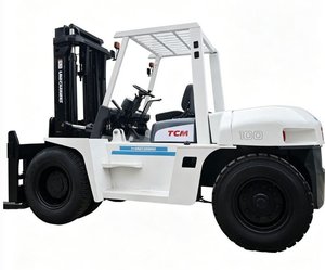Chariot élévateur diesel TCM 100 4x4, mât à trois étages, pneus pneumatiques, utilisation sur chaussée extérieure, neuf - Product Image 1