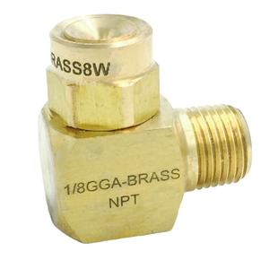 KMECO GGA Laiton Type d'angle <span class=keywords><strong>Fulljet</strong></span> 3/8 mâle Capuchon amovible et buse de pulvérisation à palettes - Product Image 1