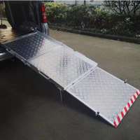 Rampe électrique pliable pour véhicules utilitaires, camions et bus, plateforme élévatrice pour fauteuils roulants à l'arrière