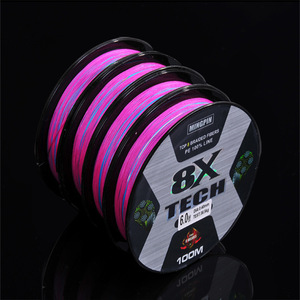 สายเบ็ดตกปลา Mingpin 8X Tech Braided ความยาว 100 เมตร ขนาด 6.0 PE สายความแข็งแรงสูง 100% สำหรับตกปลา - Product Image 2