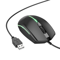 Ratón para Juegos con Cable USB M10 Personalizado, con Retroiluminación LED RGB, Diseño Ergonómico, Sensor Óptico Impermeable para PC/Laptop