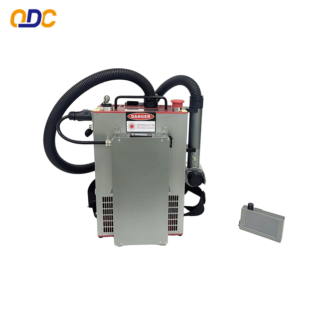 New Pulse 100w 200W 300W Fiber Backpack Battery Laser Cleaning Machine For Stone Wood Rust