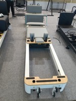 Lit de Pilates pliable en aluminium, machine de Pilates pour studio à domicile avec accessoires complets, ressorts de résistance réglables