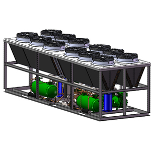 60 + 60HP máy nén trục vít Máy làm lạnh nước của hộp điều khiển điện cung cấp QUẢN LÝ HOÀN chỉnh của phong bì máy nén và BẬT/TẮT - Product Image 4