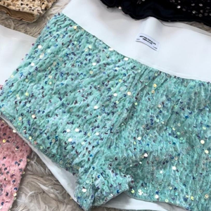 Mini <span class=keywords><strong>pantaloncini</strong></span> <span class=keywords><strong>con</strong></span> paillettes glitterate Clubwear abiti da ballo <span class=keywords><strong>pantaloncini</strong></span> <span class=keywords><strong>con</strong></span> paillettes Skinny Bottoms per <span class=keywords><strong>donna</strong></span> Casual - Product Image 6