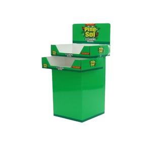 Easy Buckle Pinecone Snacks <b>Display</b> <b>Rack</b> Corrugated Paper Floor Stand Pet Snack Promotion - Product Image 1