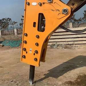 Martelo Rompedor Hidráulico Triangular para Escavadeira, Acessório para Perfuração de Rocha em Minas, Britagem de Alta Frequência, 20 Crmo, Silencioso, 5 Toneladas - Product Image 6