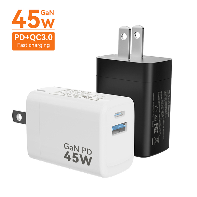 American Plug Charger Type c Fast Charging 45watt Chargeur USB C Cargador Super Fast 45w Charger for Samsung Original
