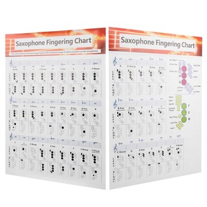 แผนภูมิการจับนิ้วแซก<span class=keywords><strong>โซ</strong></span><span class=keywords><strong>โฟน</strong></span> คู่มือพื้นฐาน ตารางเปรียบเทียบ<span class=keywords><strong>ก</strong></span>ารฝึ<span class=keywords><strong>ก</strong></span>ฝน <span class=keywords><strong>ก</strong></span>ระดาษเคลือบแบบพกพา - Product Image 5