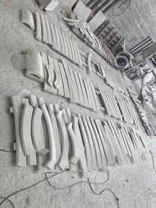 Escaleras de Caracol de mármol beige <span class=keywords><strong>Shanna</strong></span> para escaleras de mármol de entrada de hotel de Casa Real de lujo - Product Image 6
