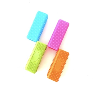 JoyDetail Brosse rectangulaire pour poils d'animaux, mini brosse en silicone pour enlever les poils d'animaux, pour lavage de voiture, tapis, vente en gros - Product Image 5