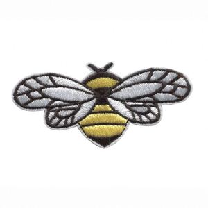 Wholesale Bulk Cute Cartoon <b>Bee</b> Logo Custom Iron-On Embroidered Patches Handmade Twill Fabric for Sports <b>Gifts</b> and Brand Names - Product Image 2