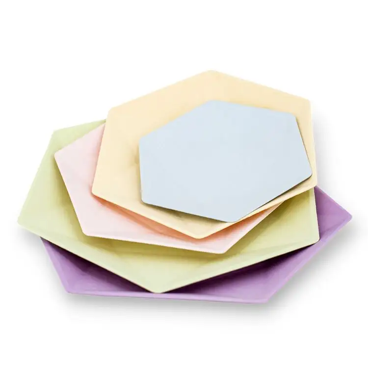 핫 세일 제품 디저트 접시 일회용 독특한 보라색 종이 디저트 접시 일회용