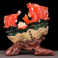 Nouvelle statue de poisson Feng Shui pour la décoration de bureau et de maison
