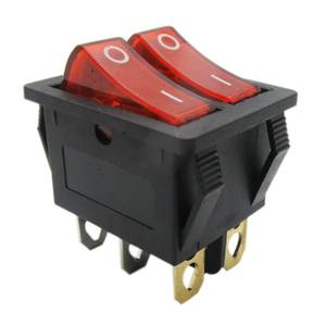 Interruptor de Termostato Universal de Alta Potencia de 16A para Calentador Eléctrico de Aceite, Interruptor Doble de 4/6 Pines, Accesorios para Plancha Eléctrica - Product Image 1