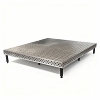 Table de travail plate en fonte pour le marquage, la mesure, le soudage en rainure en T, le montage et le raclage, vente en gros
