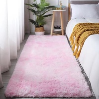 Tapis de luxe en fourrure synthétique à poils longs, moquette douce en polyester, couleur unie, grande taille, tapis de sol pour chambre à coucher, chambre d'enfant, hôtel